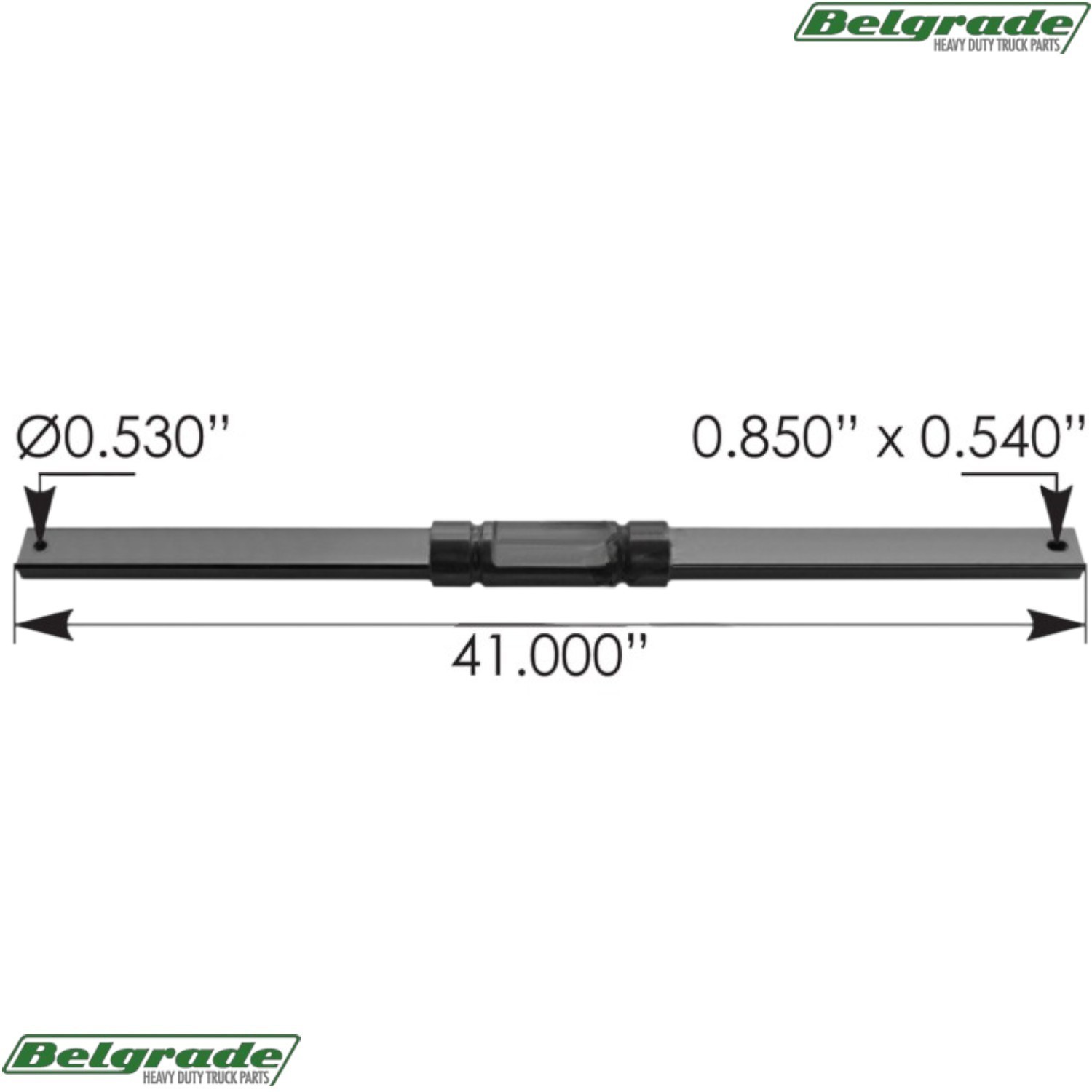 564.46464 Hood Cross Bar for Cascadia 113, 125 - Replaces A1715556000