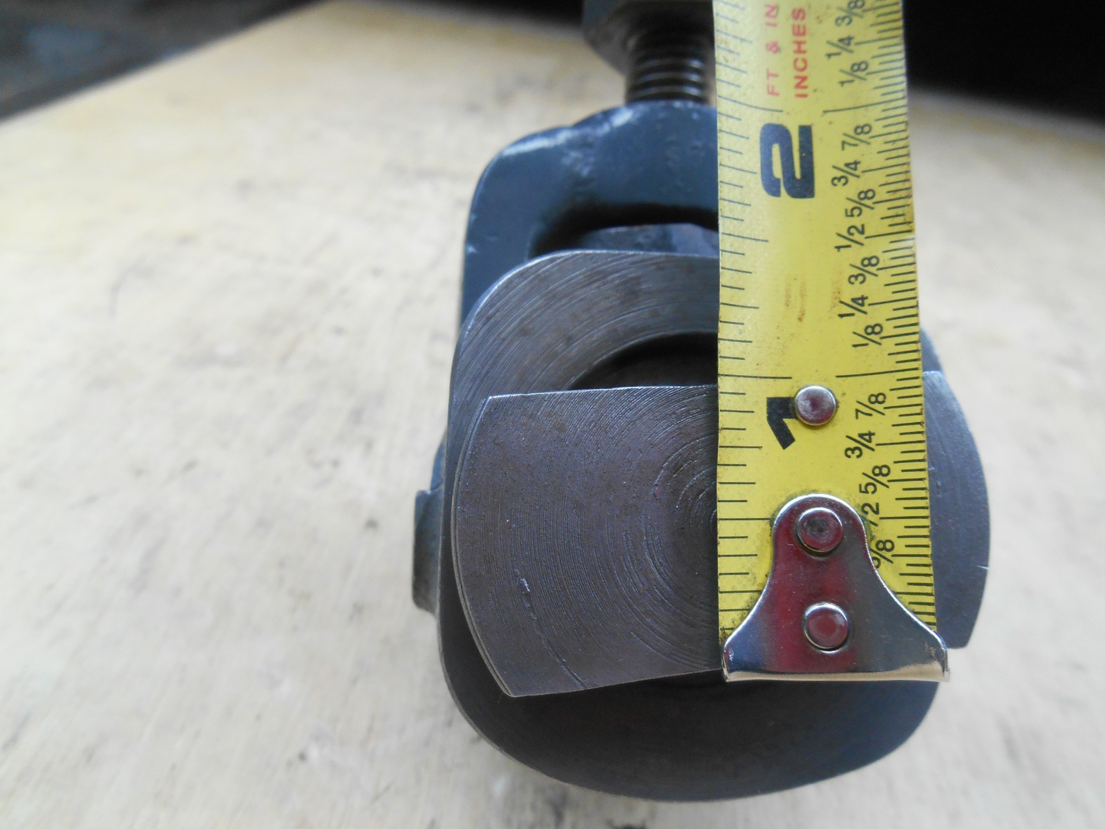 Clayton Mfg. model 0-AA lathe tool post holder, up to 3/4" bit