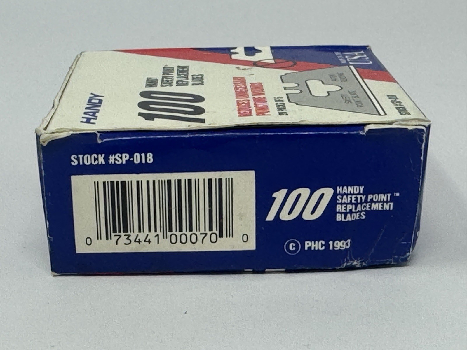 100 Pacific Handy SP-018 Safety Point Replacement Blades NOS Made in USA