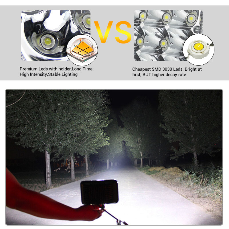 4X6" Motorcycle LED Headlight Lamp Hi/Low for Honda XR250 XR250L XR650L XR650R