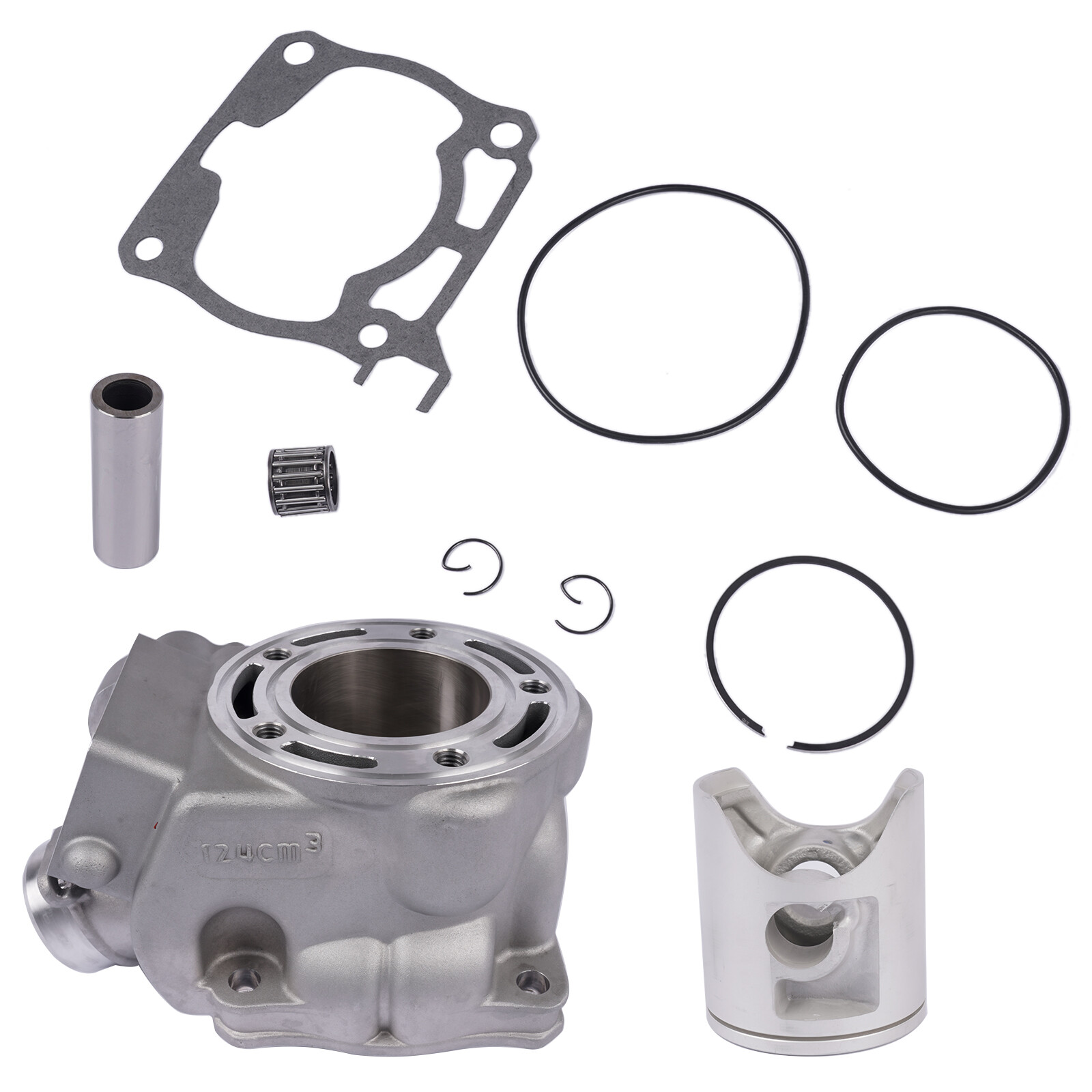 Cylinder Piston Gasket Set Kit for Yamaha YZ125 2005-22 1C3-11311-10-00 Aluminum