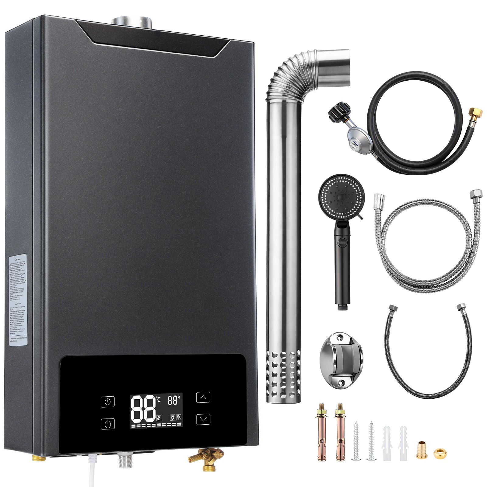 130,000 BTU Propane Gas Tankless Water Heater 4.3 GPM Instant Hot Water Heater