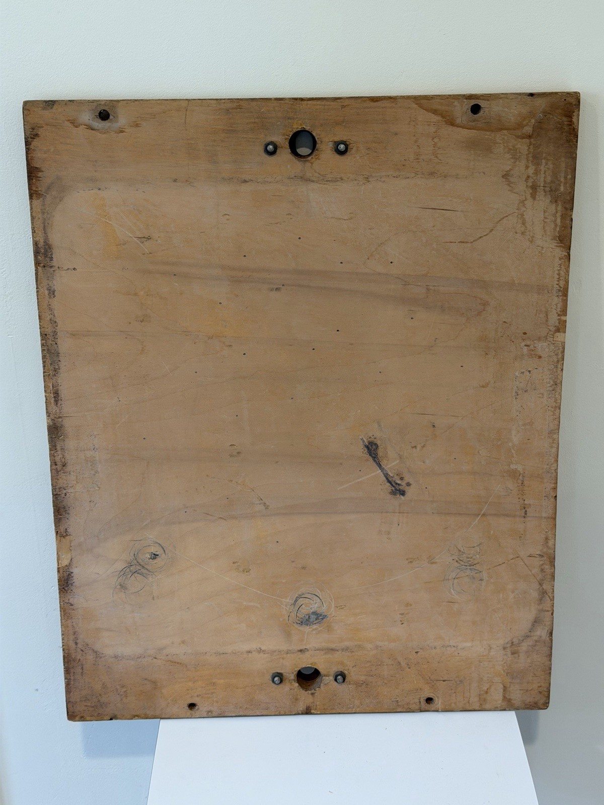 Mid Century Industrial Foundry Mold Wall Art Globe Earth Architectural Element