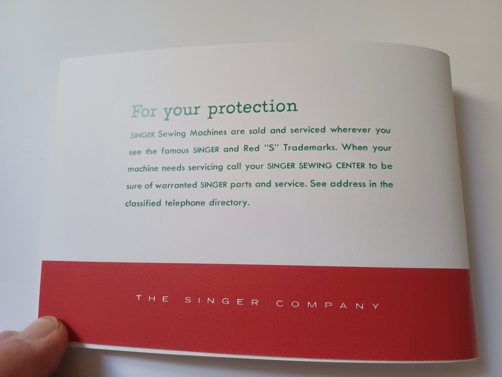 Singer 401 Slant-0-Matic Sewing Machine Manual (401A) 4.25" x 6" Reproduction