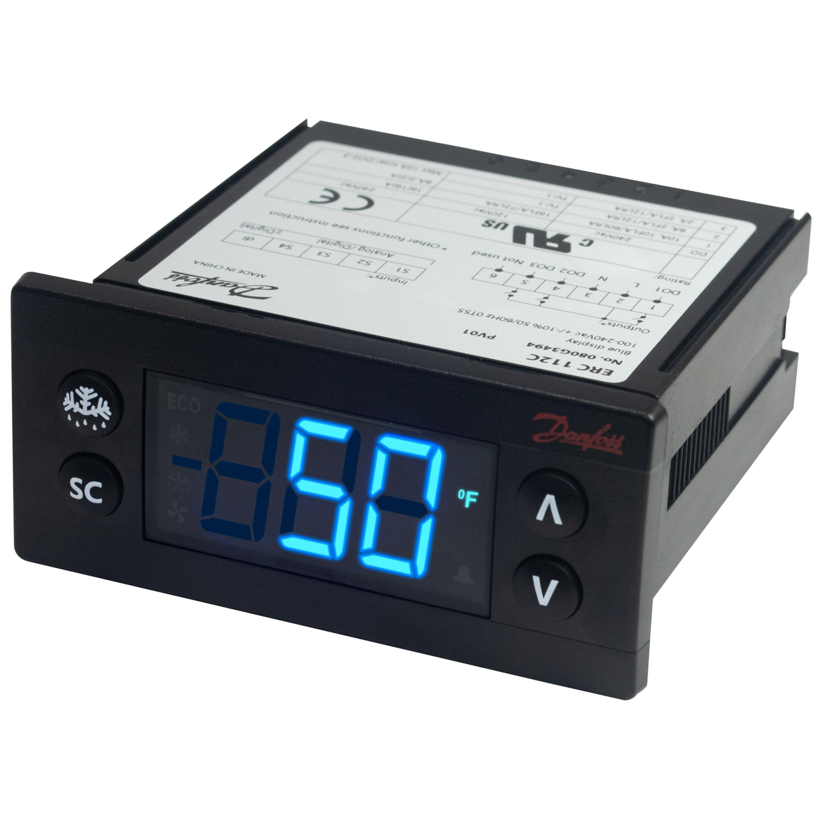 Danfoss ERC 112C Refrigeration Controller for Glass Door Merchandisers, Commerc