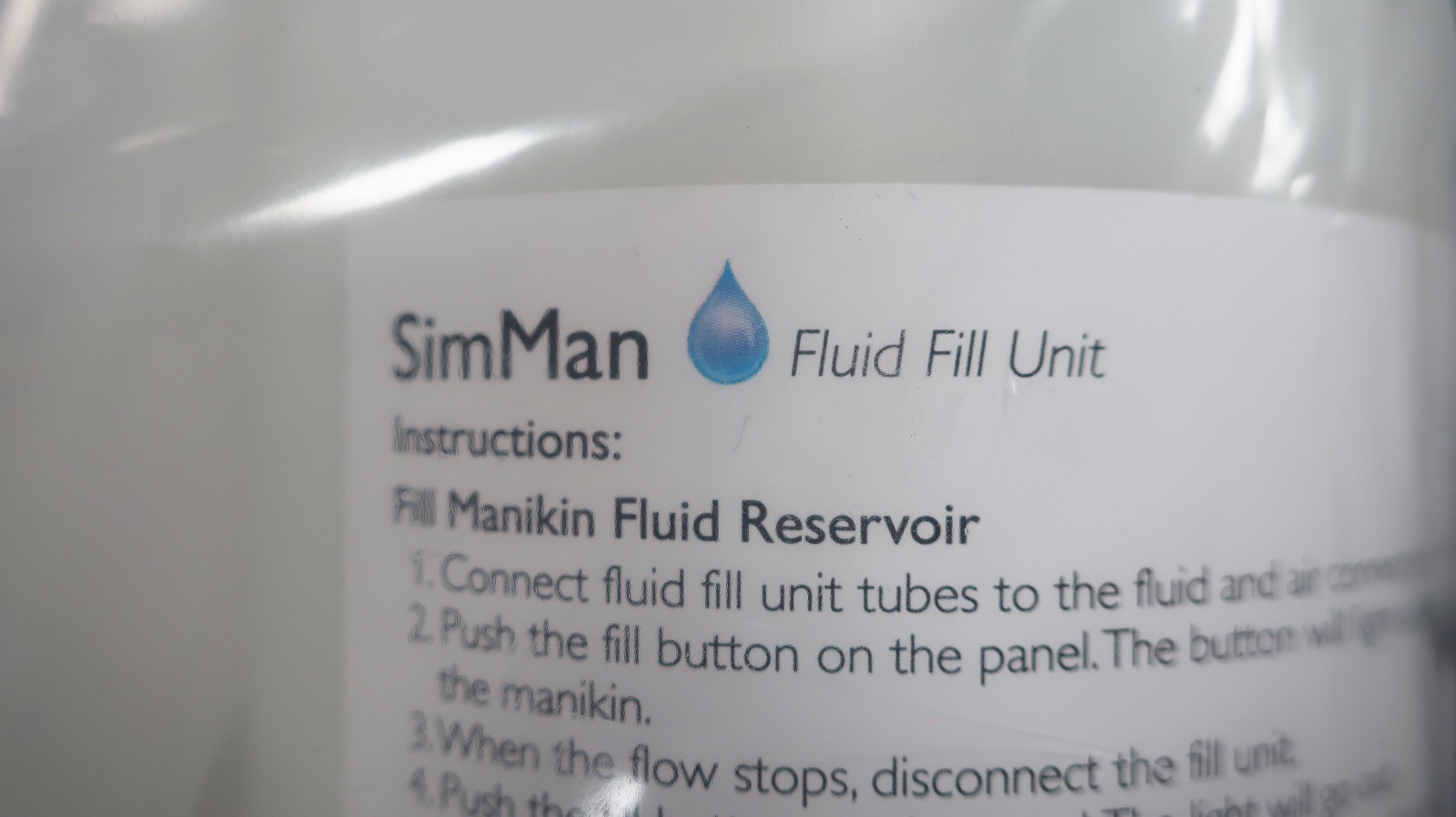 External Fluid Refill Unit SimMan Sim Man 3G Manikin Replacement Part ~ FREE SHP