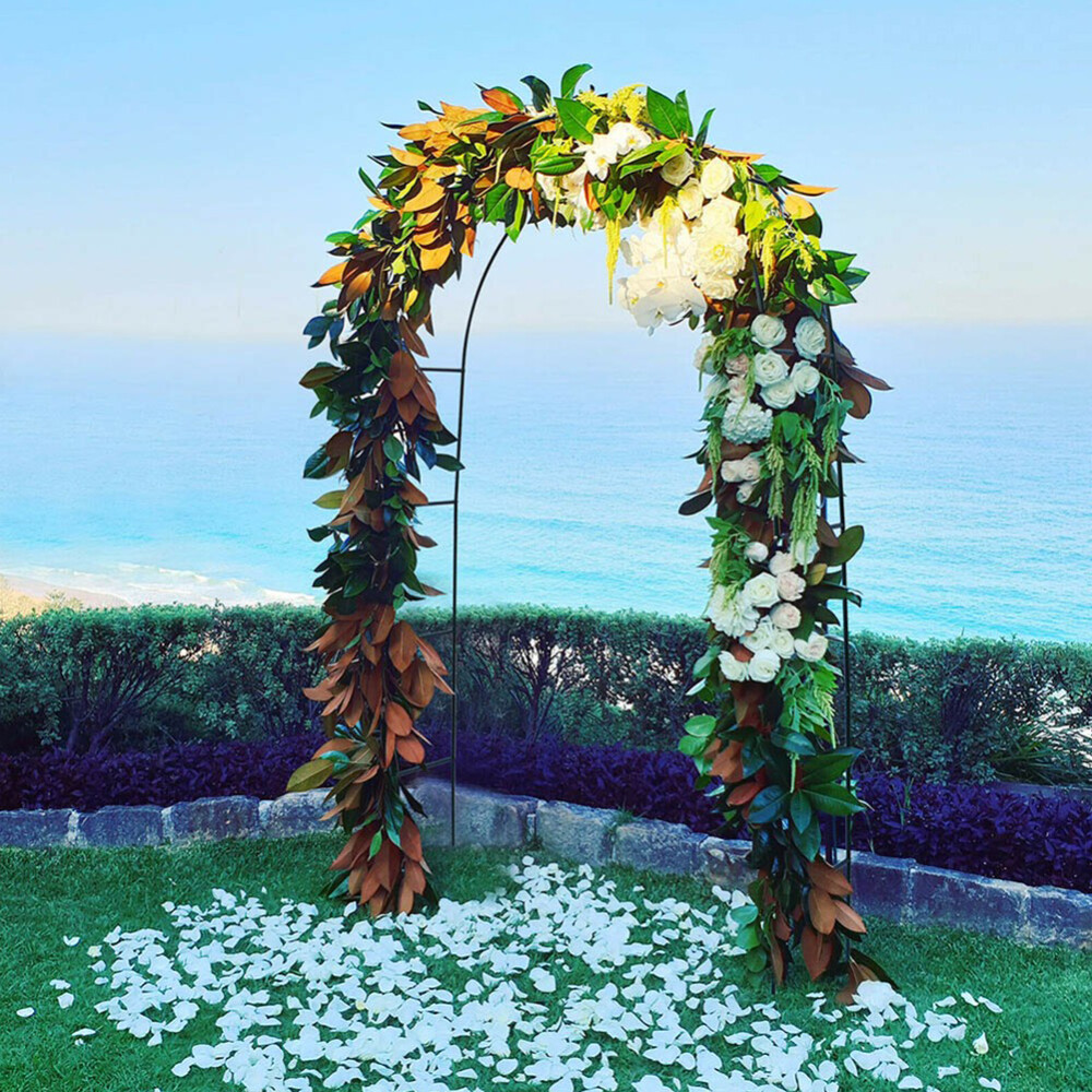 Heavy Duty Metal Garden Arch Rose Archway Pergola Arbour Climbing Plants Trellis