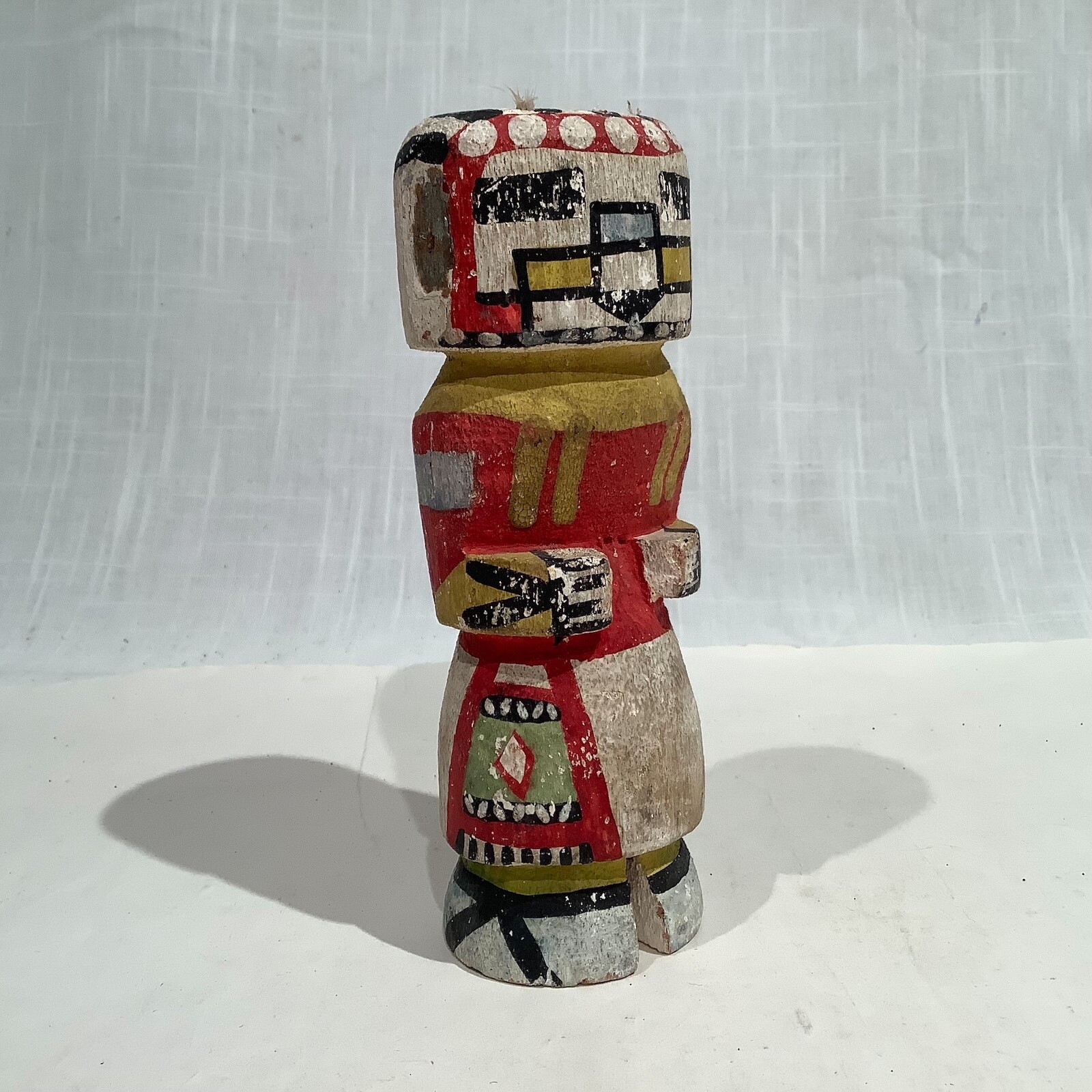 ORIGINAL 1930's-1940's HOPI COTTONWOOD KATSINA DOLL, 5.5", PROB. BY OTTO PENTEWA