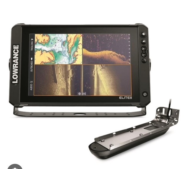 Lowrance Elite FS 10 Fishfinder Chartplotter Active Imaging 3 in 1 Transducer