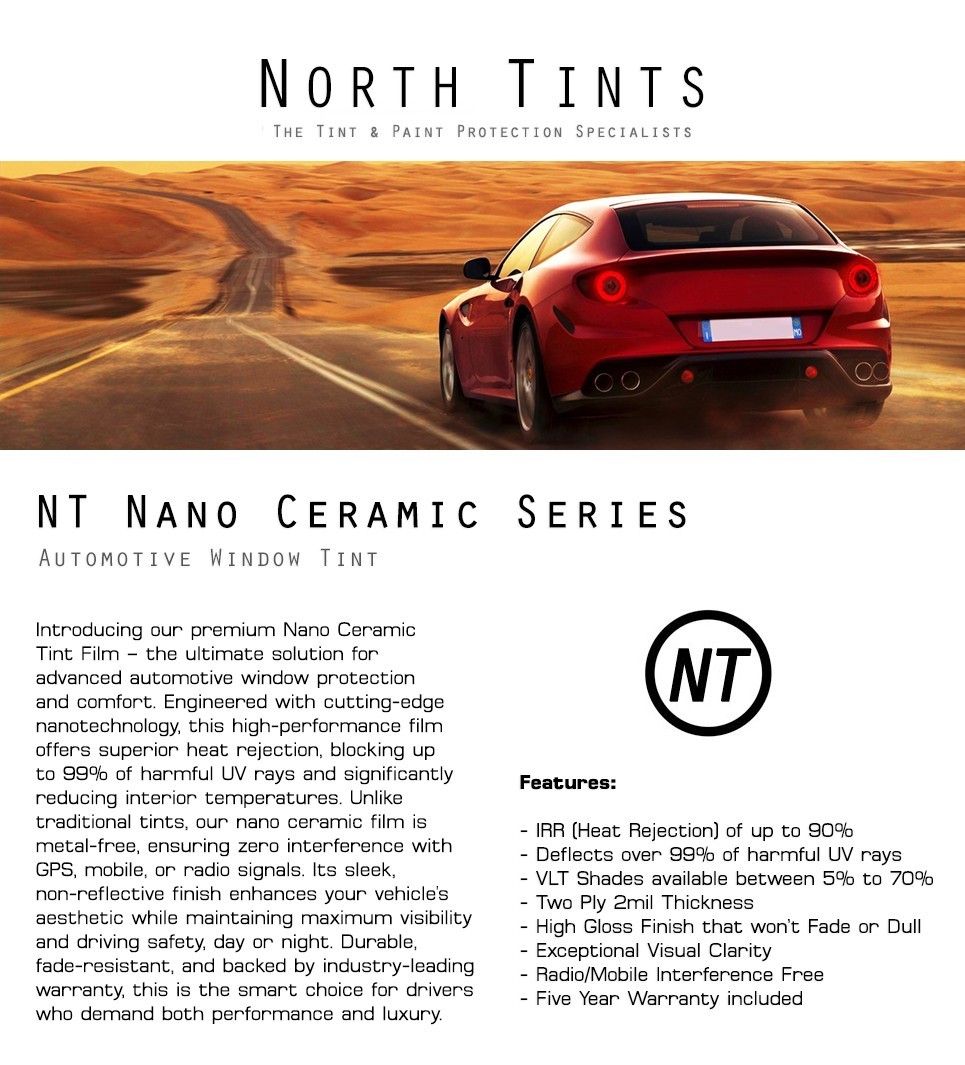 Nano Ceramic PreCut Window Tint Film Glass for Tesla Model Y 2025-2026 Juniper