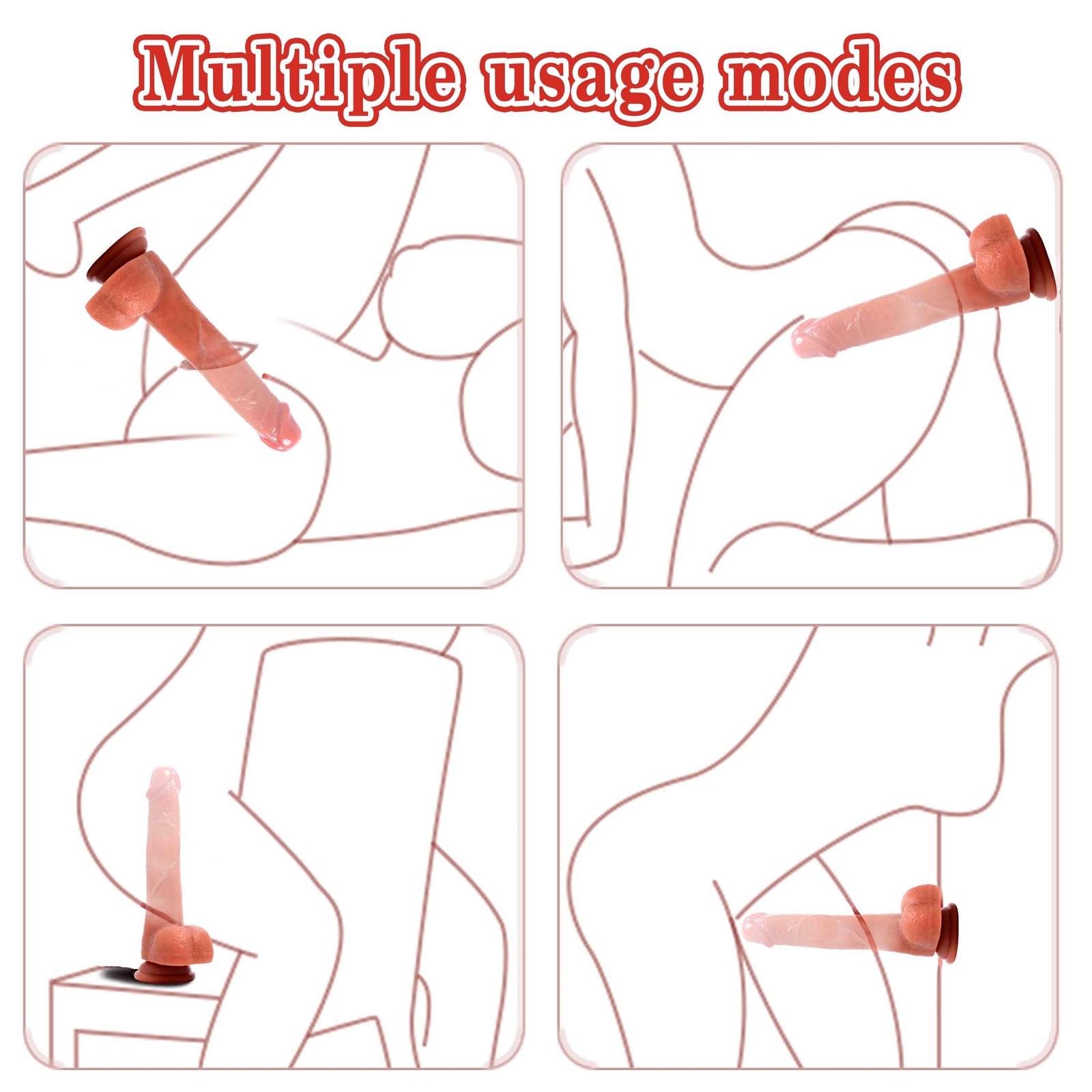 Thrusting Anal Butt Plug Dildo Vibrator Prostate Massager Sex Toys for Men Women