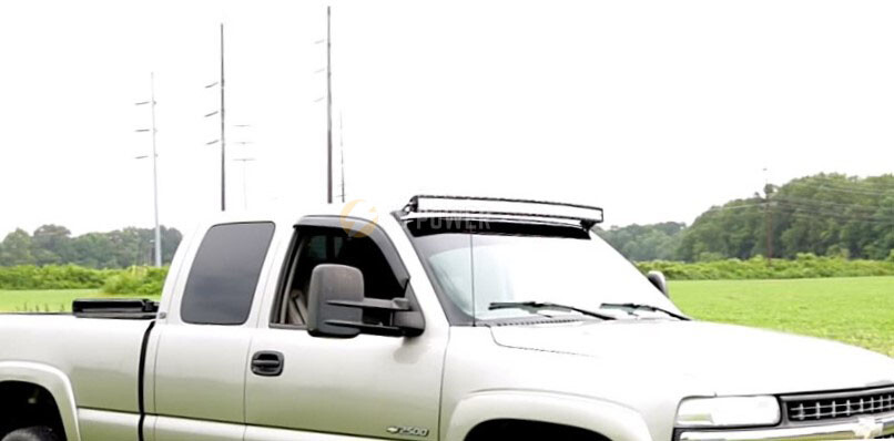 LED Light Bar Mounting Brackets 52" Curved Light Bar for 99-06 Silverado/Sierra