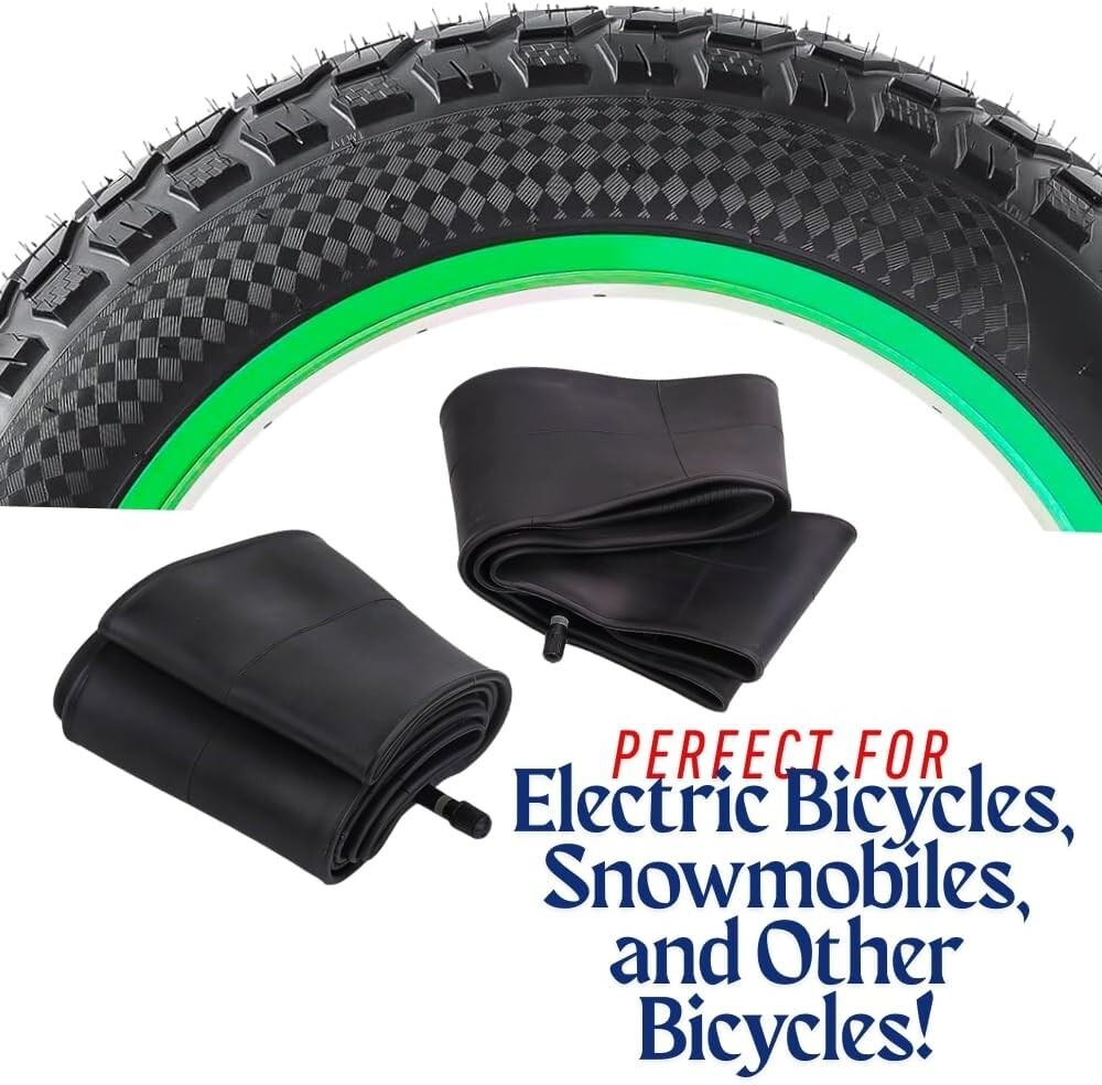 20" Heavy Duty Fat E-Bike Tires 20x4.0 with Tubes - All-Terrain Set