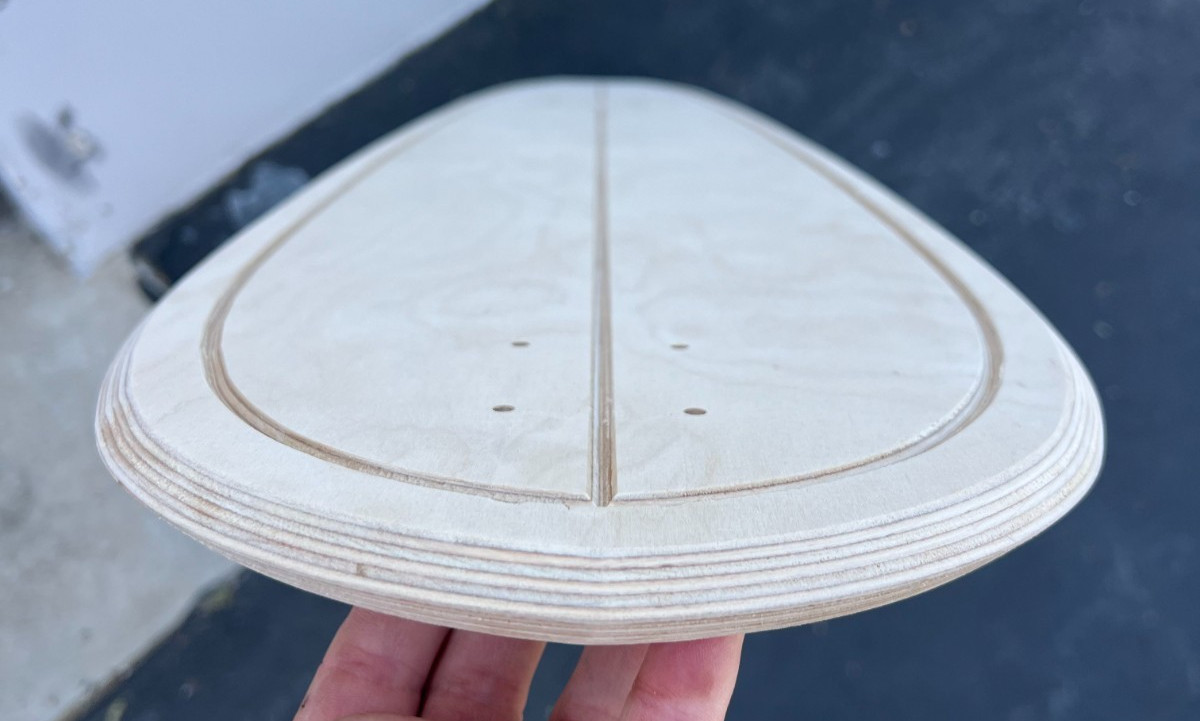 DIY Longboard Skateboard by BIRCH Longboards Raw Skate Blank