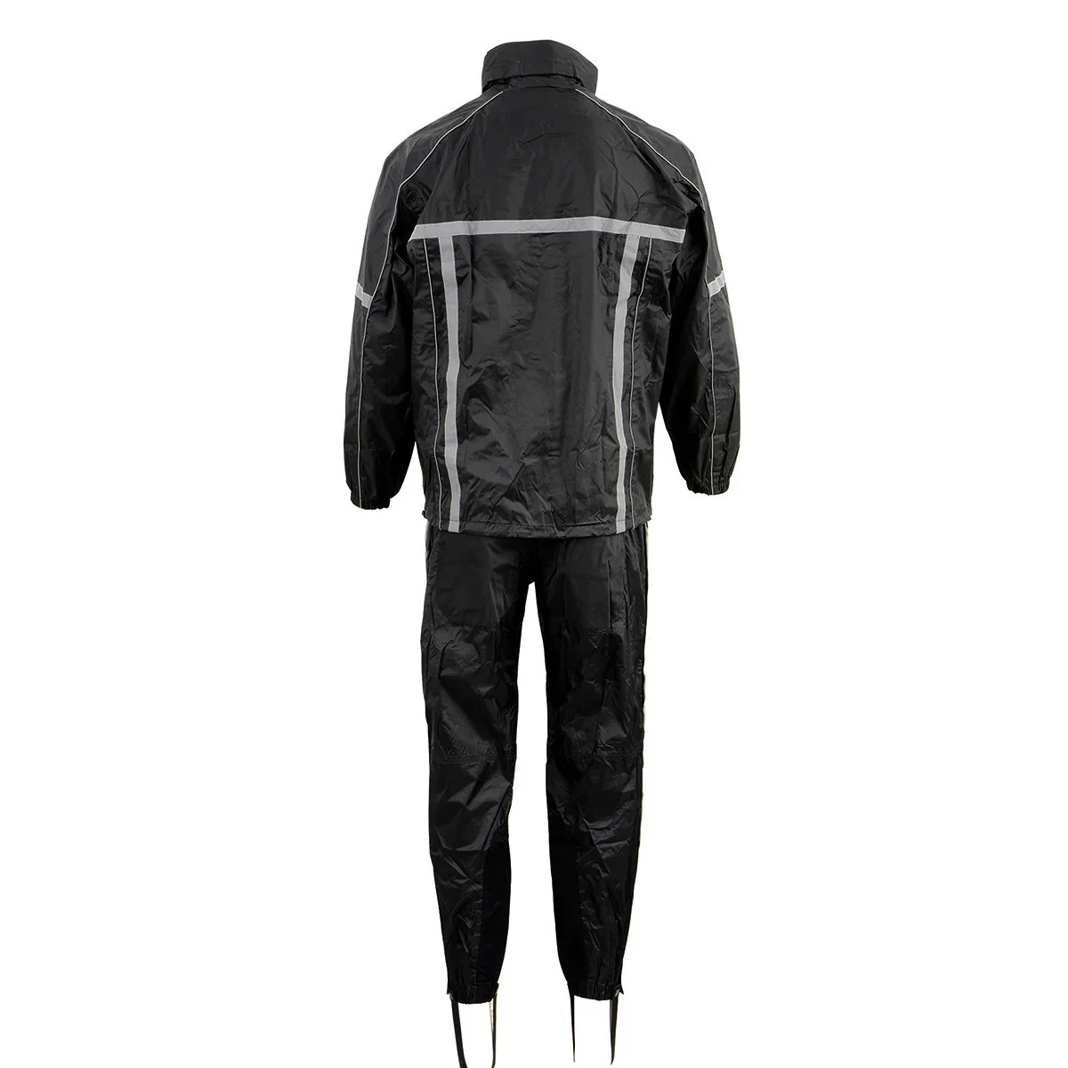 Milwaukee MPM9510 Mens Black Size Large Motorcycle Water Resistant Rain Suit