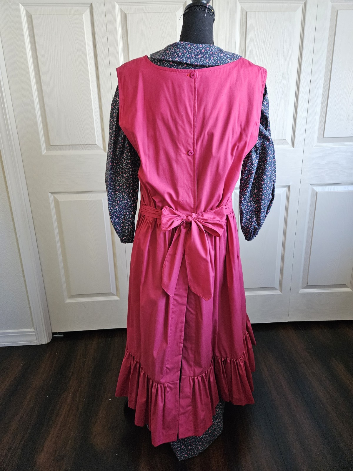 Praire dress w/ pinafore, apron, 2 pc, costume, reenactment, pioneer, civil war