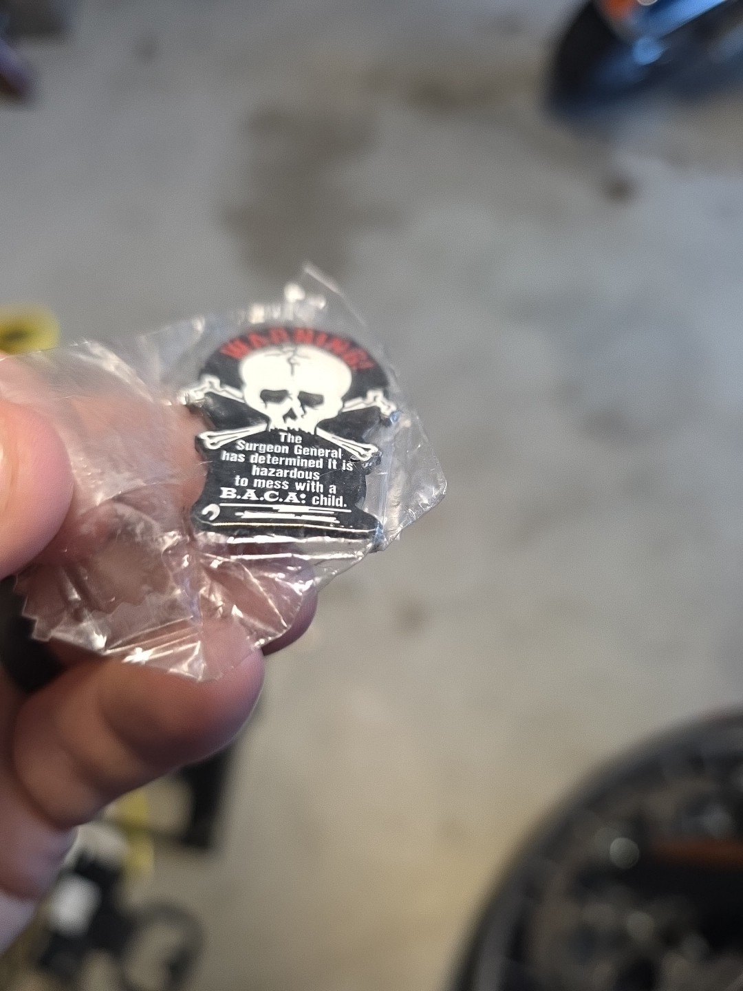 Bikers Against Child Abuse Pin