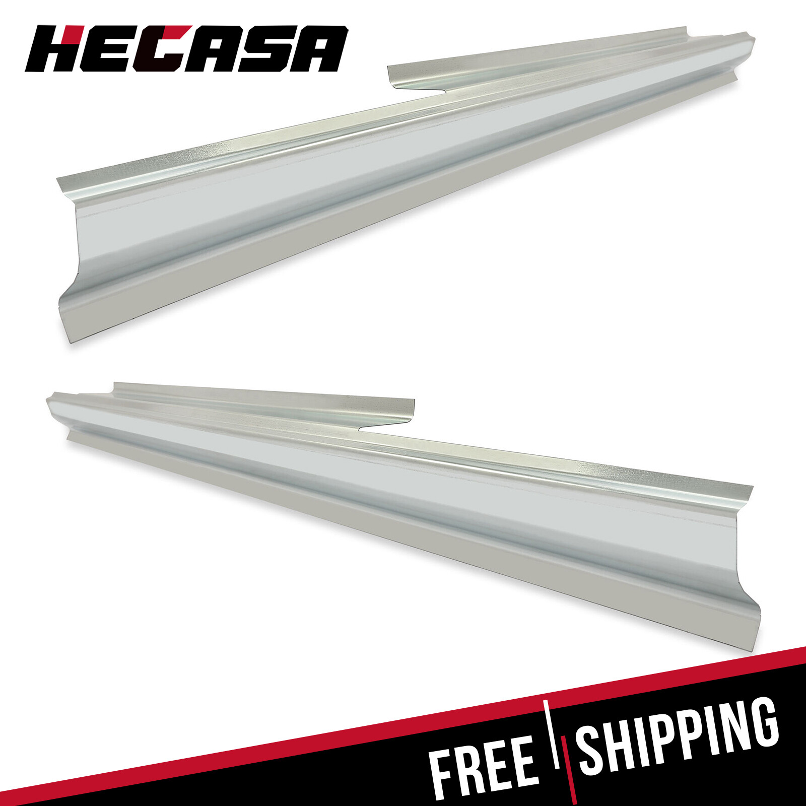 Outer Rocker Panels Pair For 1994-2002 Dodge Ram Regular/Extended Cab Pickup