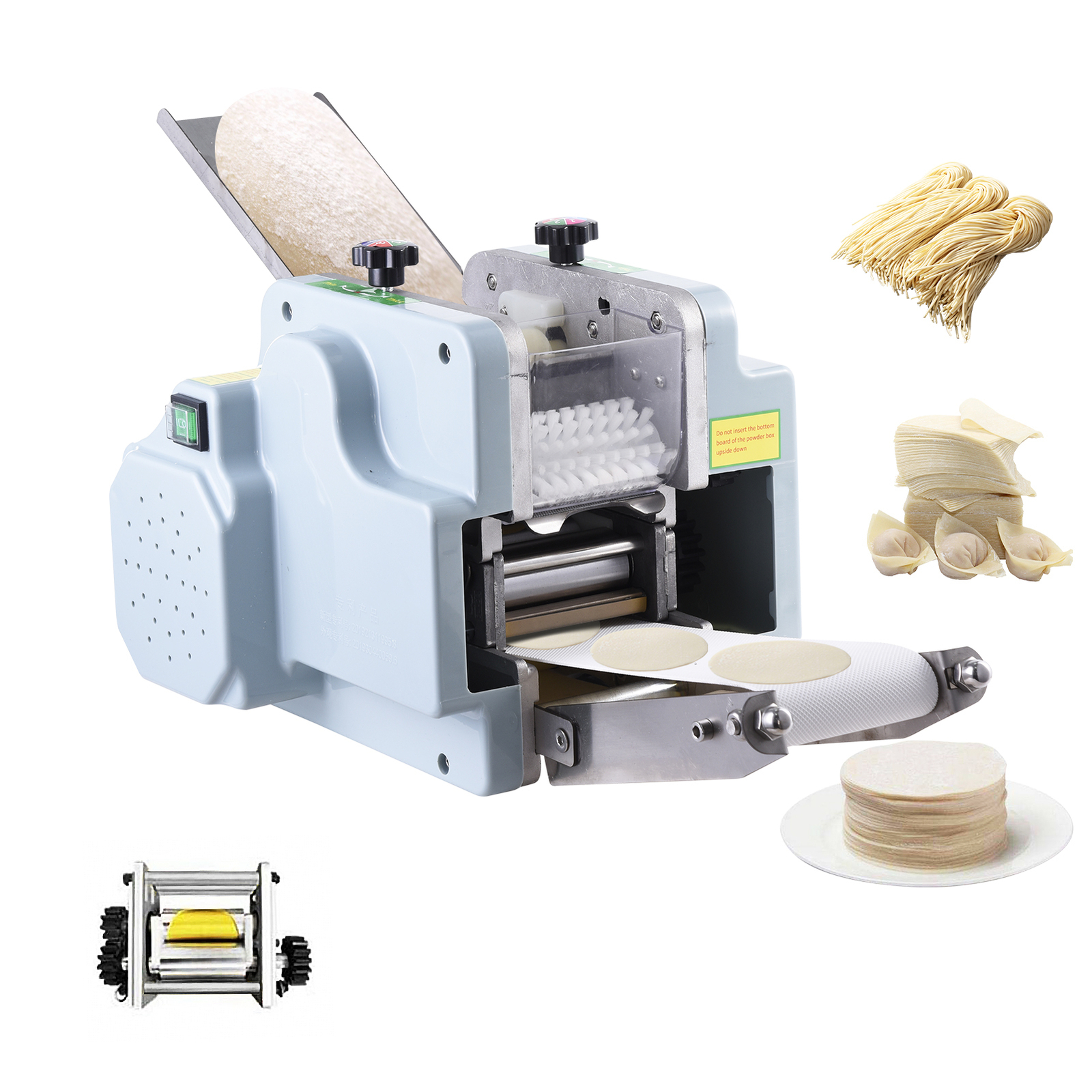 Automatic Dumpling Skin Machine Dumpling Wrapper Maker with 8mm Model 110V New-