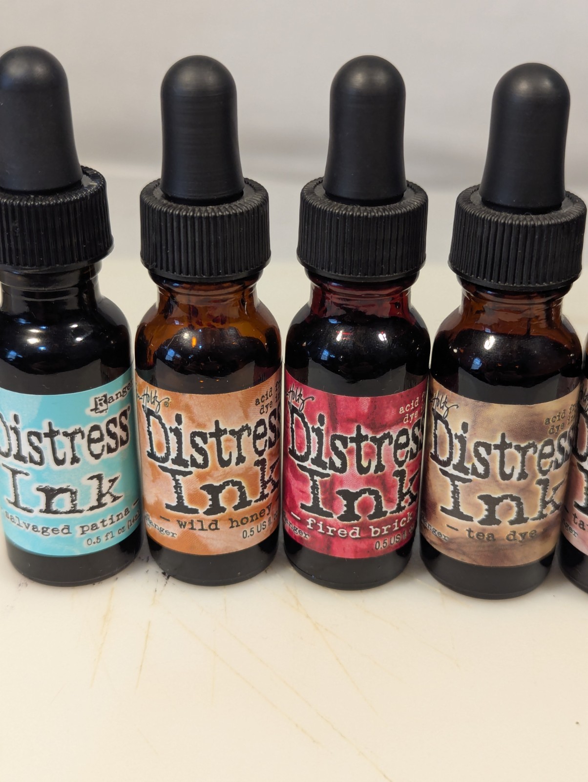 Tim Holtz Distress Adirondack Marvy Stazon Inks Lot of 47 Assorted Colors Used