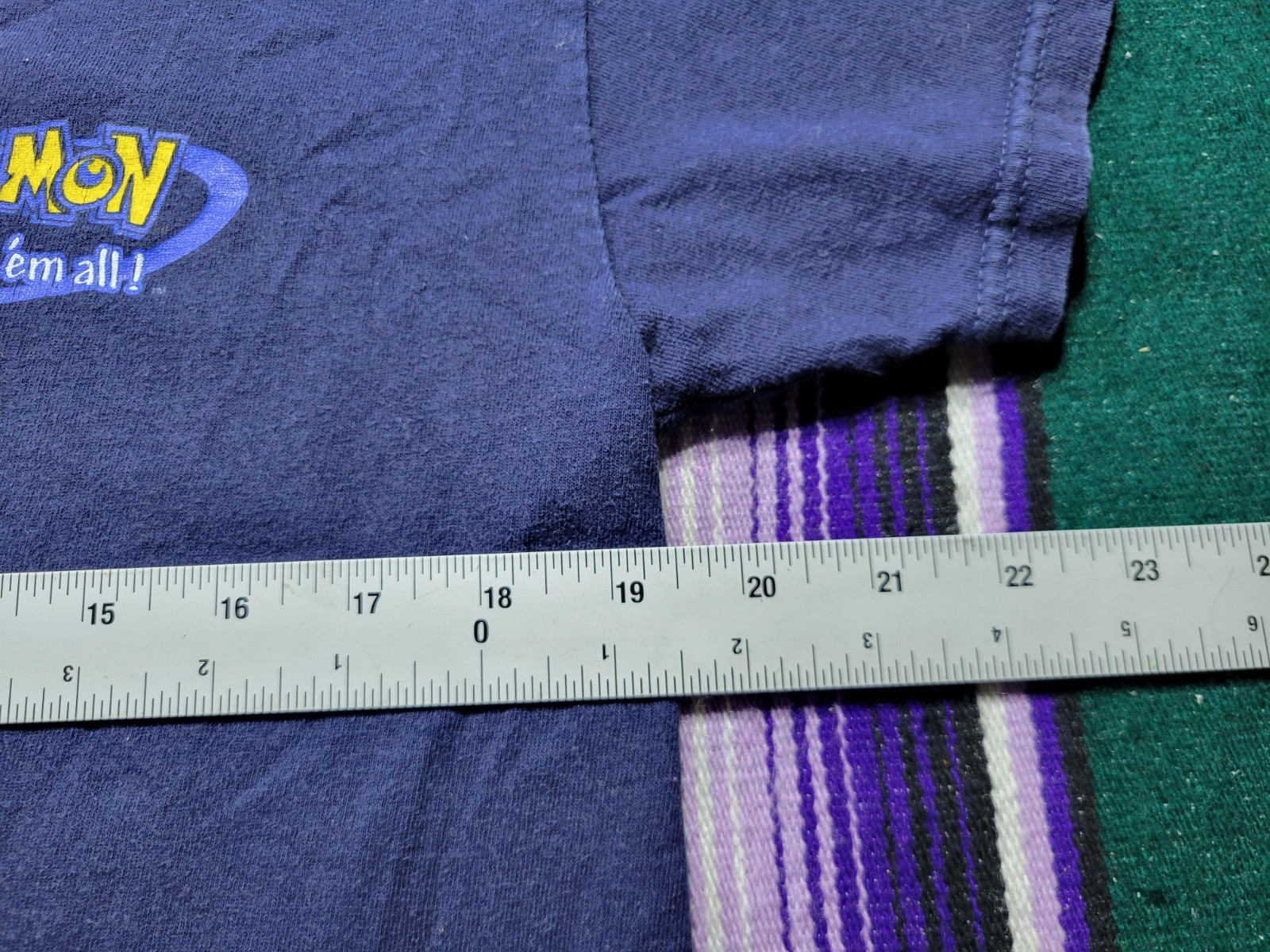 Vintage Pokemon Ash Ketchum 1999 Nintendo T-Shirt Size Youth XL