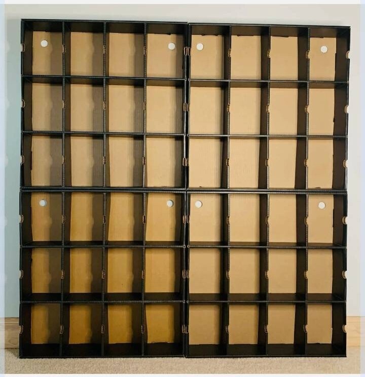 Funko Pop Display shelf Kubbie FOUR PACK...BLACK.