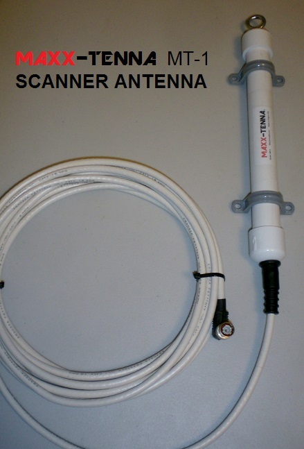 MAXX-TENNA in/outdoor Police, Fire, EMS, Air, Marine Scanner Antenna & 20' cable