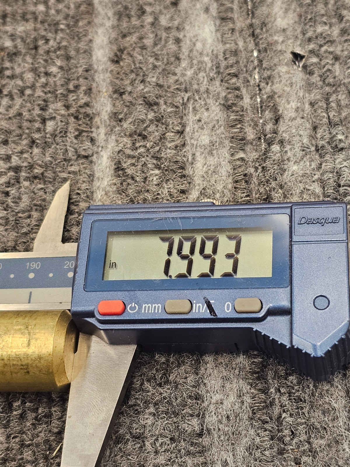 Wright Tool 9M25075: Drift Punch Knurled Brass 3/4Inch x 8 Inch