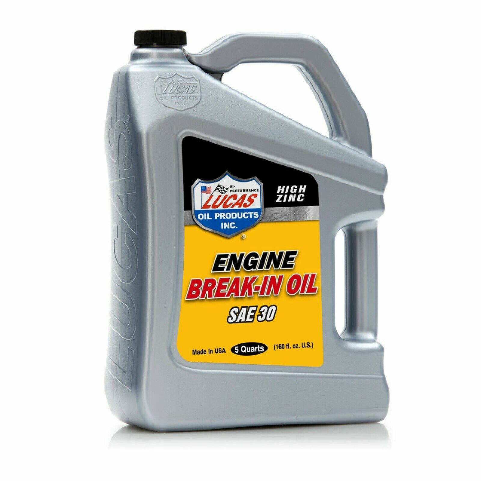 Lucas Oil 10631 SAE 30 High Zinc Engine Break-In Oils - 5 Quarts