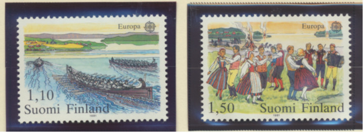 Finland Stamps Scott #655 To 656, Mint Hinged