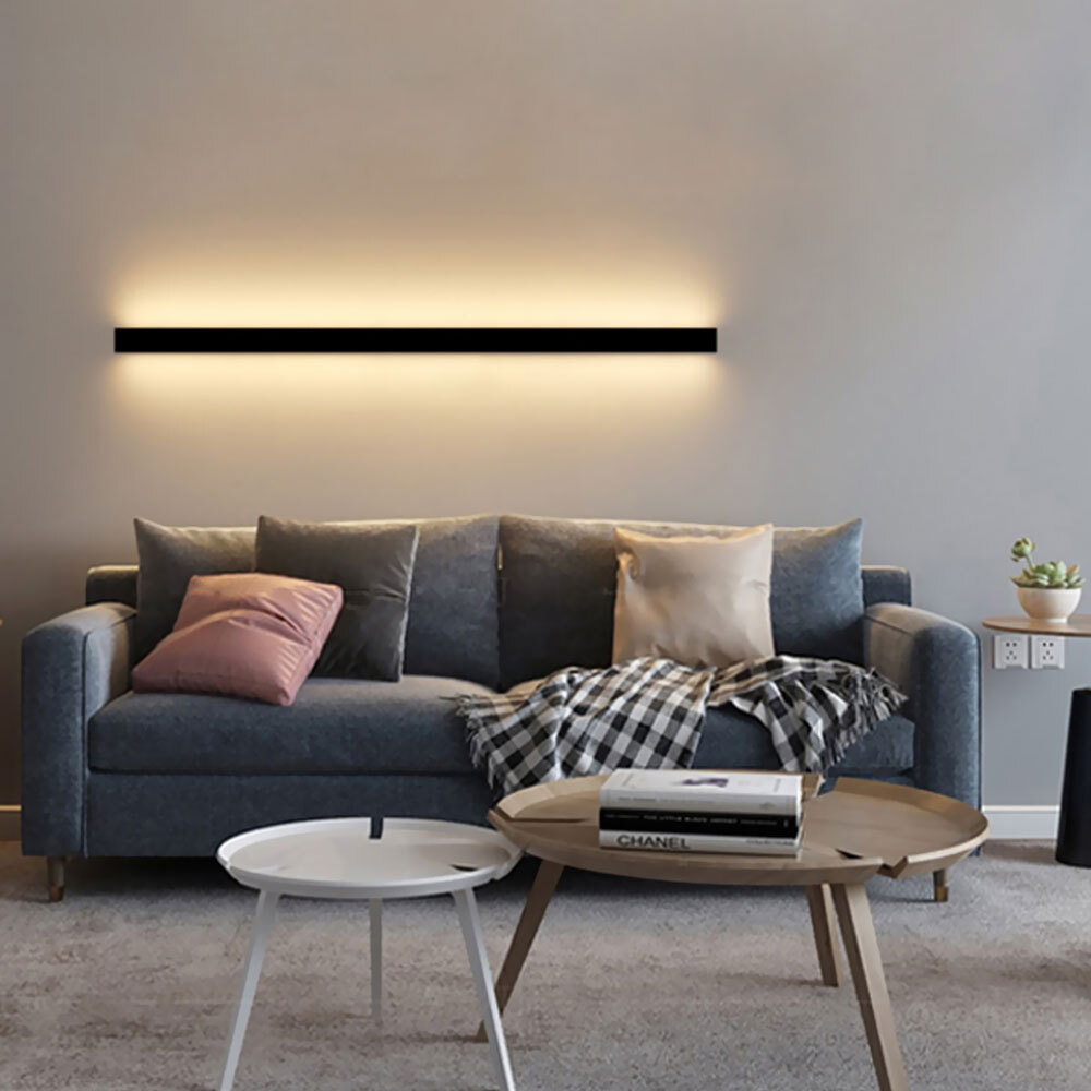 LED Wall Light Sconce Waterproof Outdoor Modern Lamp Exterior Lights Long Strip