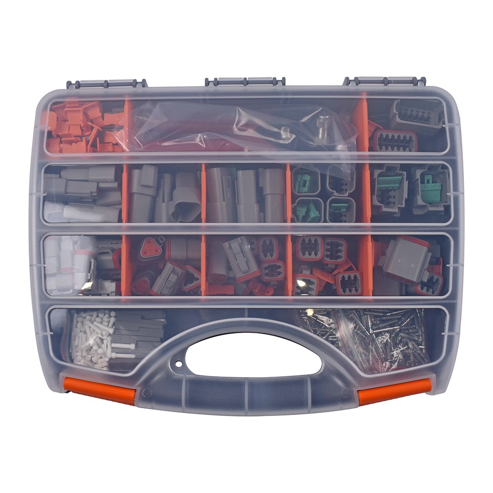 US Deutsch DT Connector Plug Kit 1750PCS With Crimp Tool Automotive #DT-KIT3-TR