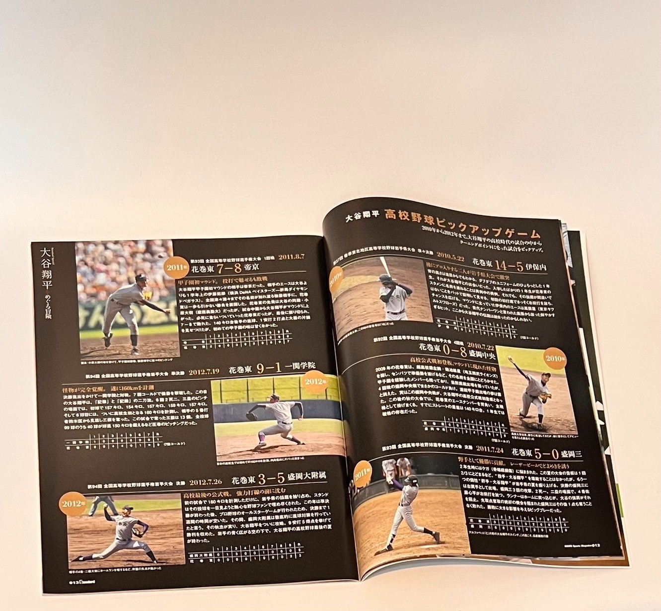 1 Day Ship Shohei Ohtani 2012 2013 2017 STANDARD Magazines High School Baseball