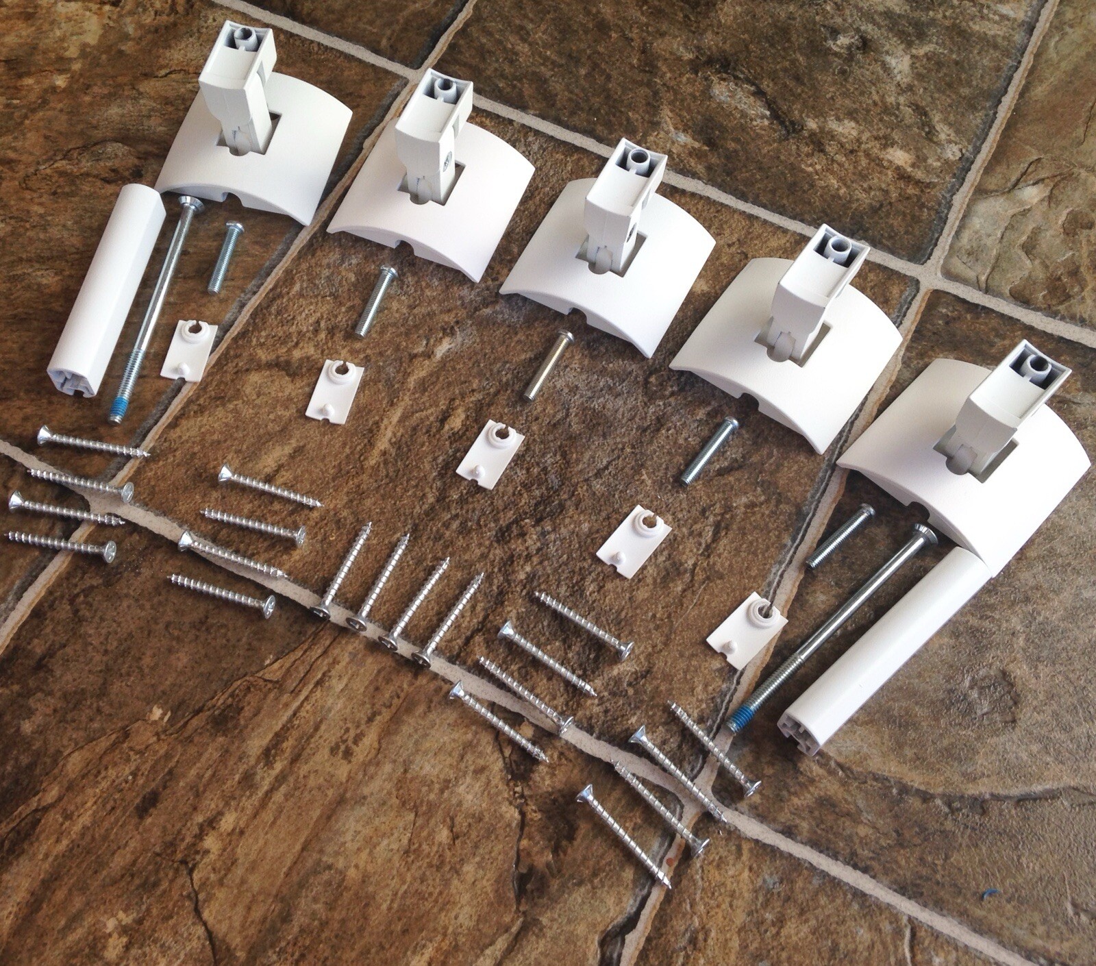 Set of 5 Bose UB-20B Wall Speaker Mount Brackets-Jewel/Other Cube Speakers UB20.