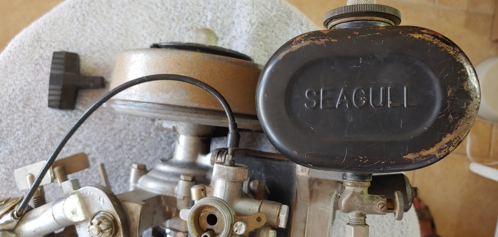 FROM AN ESTATE: Vintage British Seagull Outboard Motor VERY GOOD CONDITION!