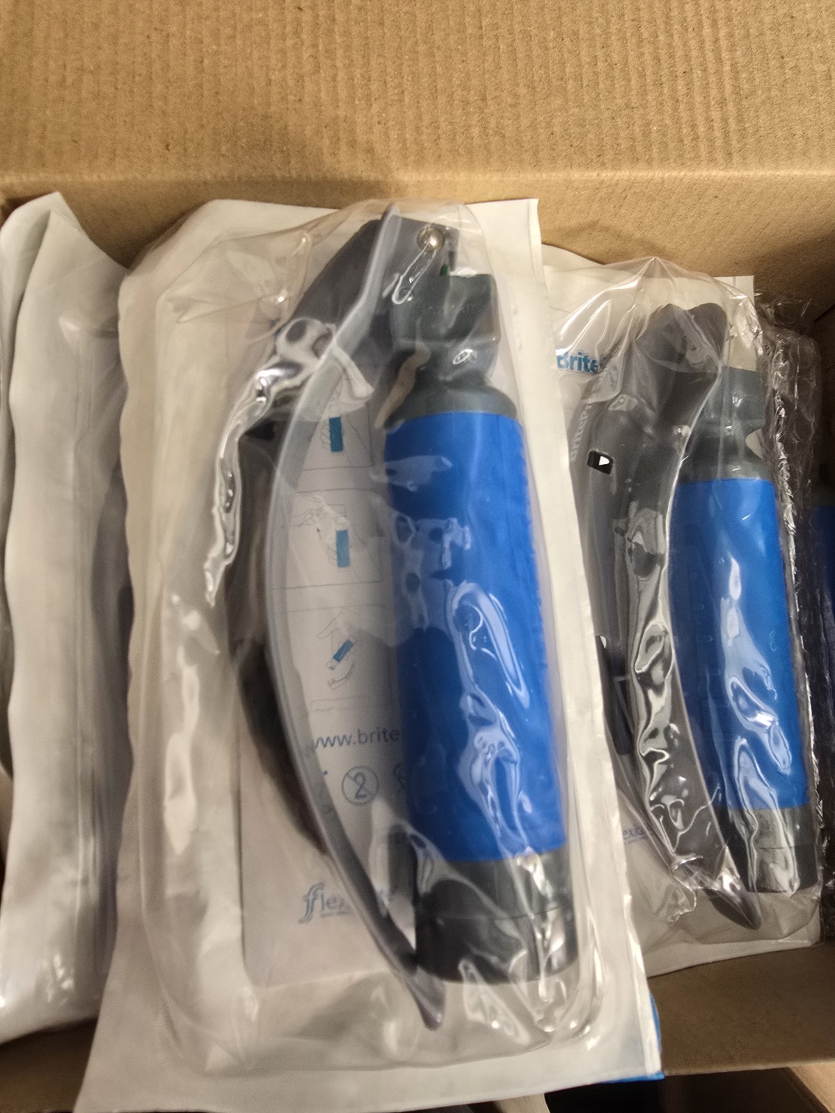 10 Fiber Optic Laryngoscope Handles+Blade Mac 3