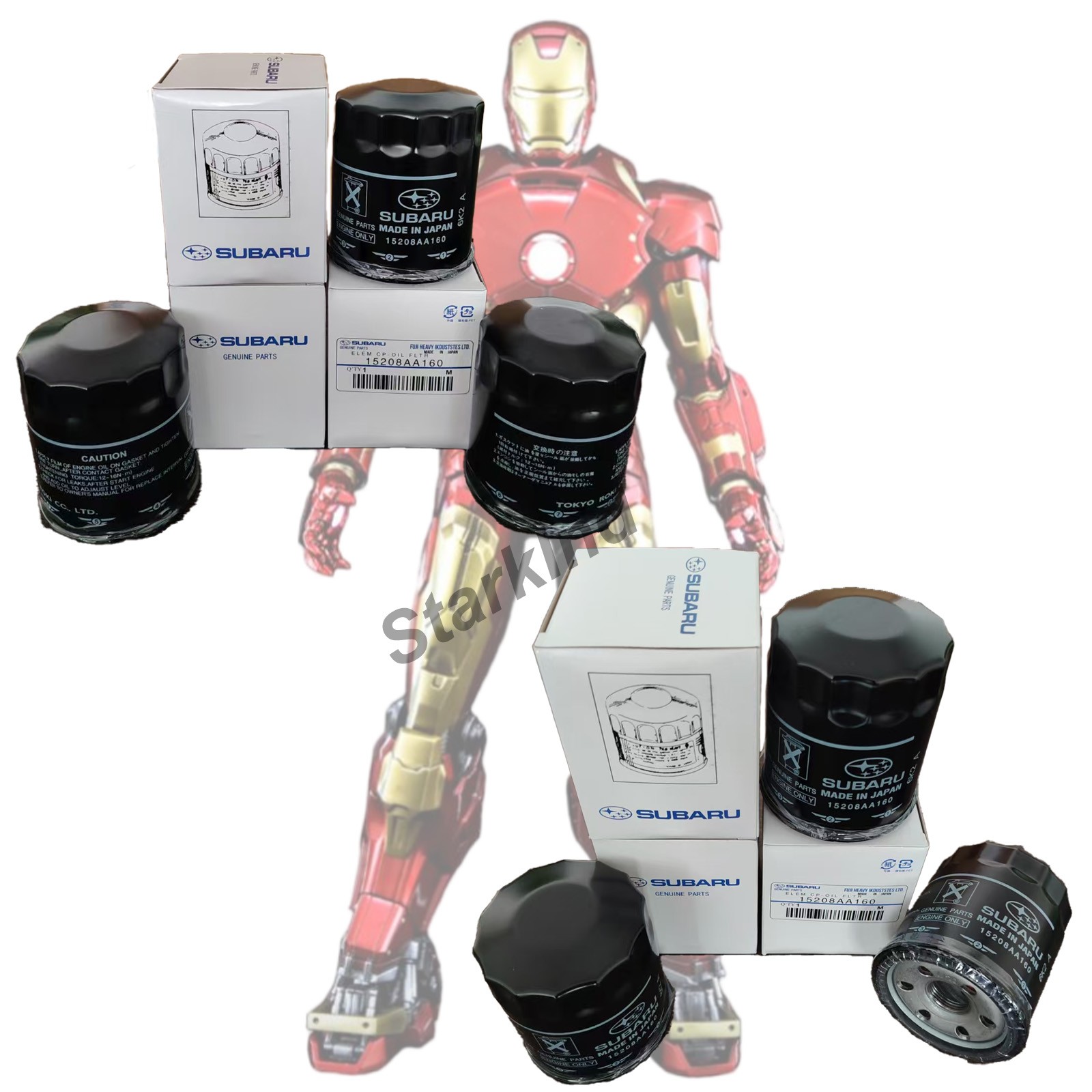 6X 15208AA160 OEM Genuine Subaru Engine Oil Filter  for Impreza Legacy Forester