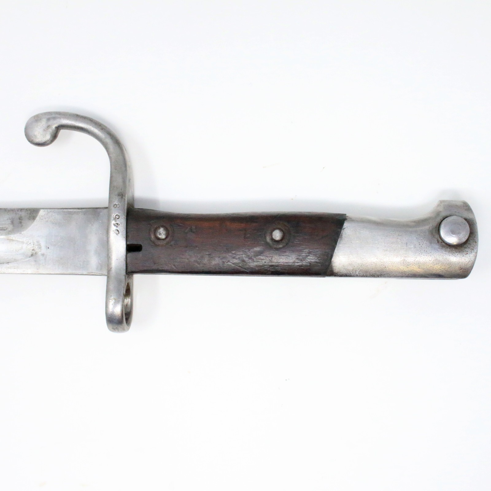 Argentine M1909 Mauser Bayonet Hooked WKC Solingen Leather Scabbard w/Fittings D