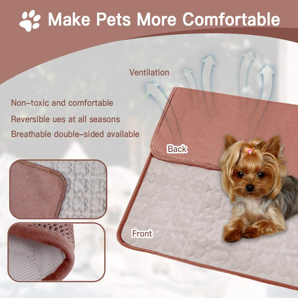 59"x39.3" Large Pet Cooling Mat Cool Summer Pad Cushion Dog Cat Puppy Blanket