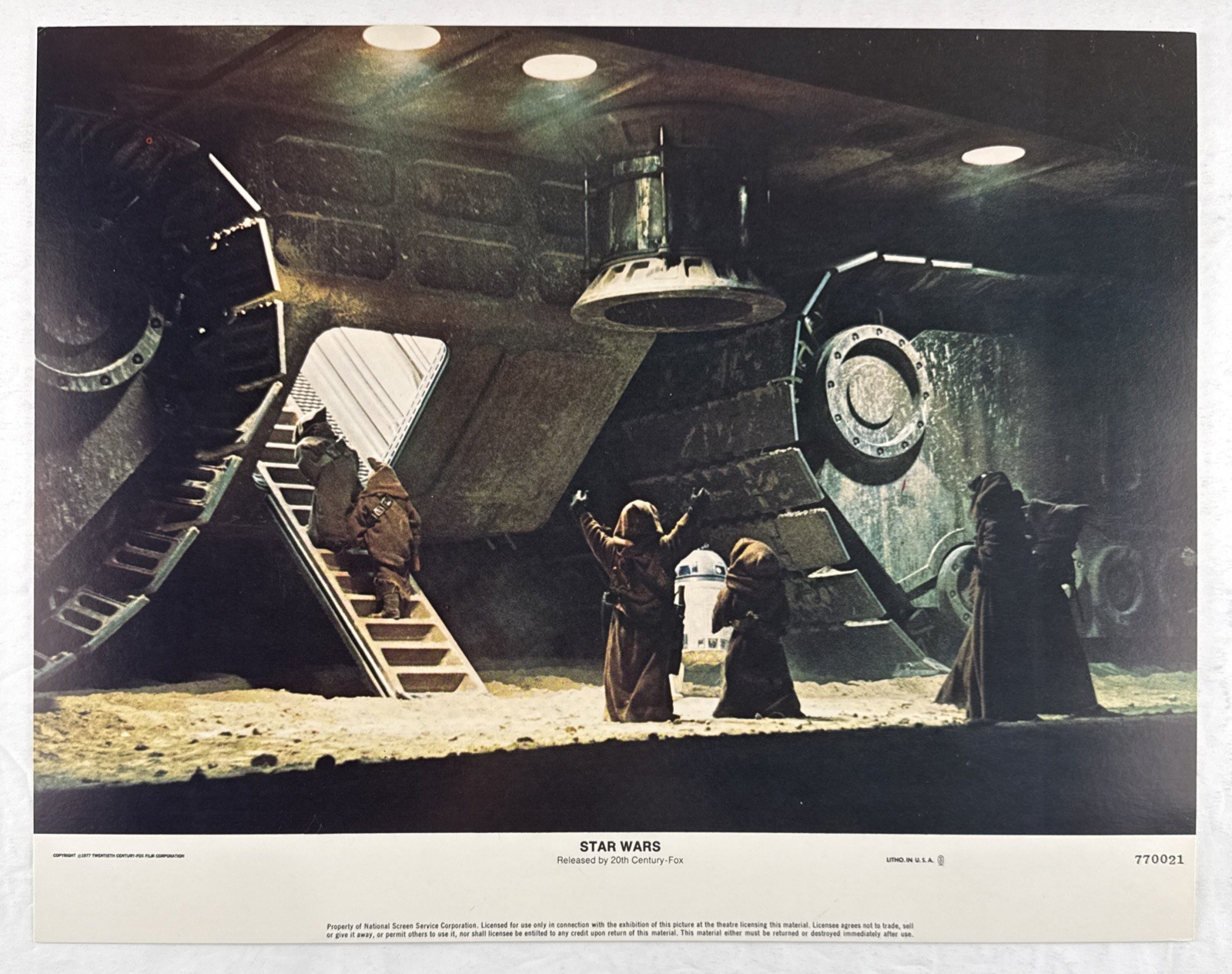 STAR WARS Lobby Card Set of 8 (VeryFine+) 1977 Sci-Fi Movie Poster 28082
