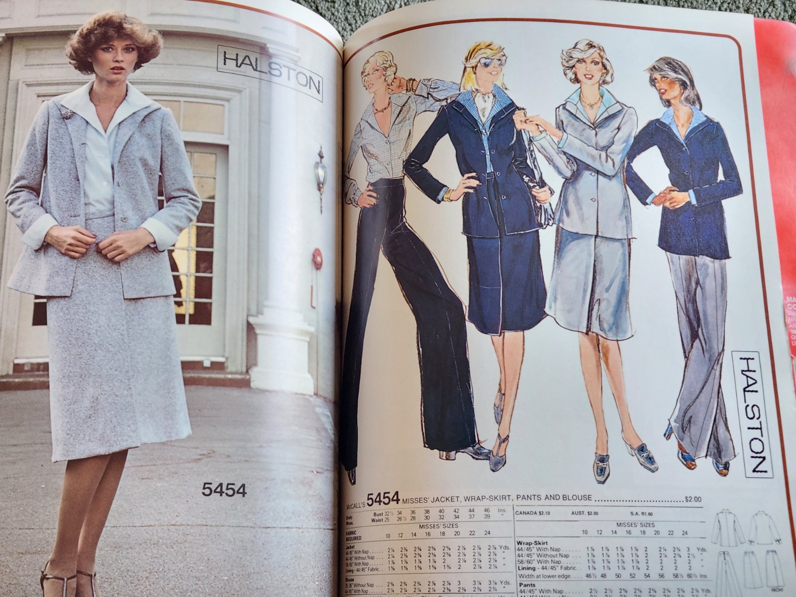 May 1976 McCall's HUGE Store Counter PATTERN CATALOG Halston Laura Ashley Marlo