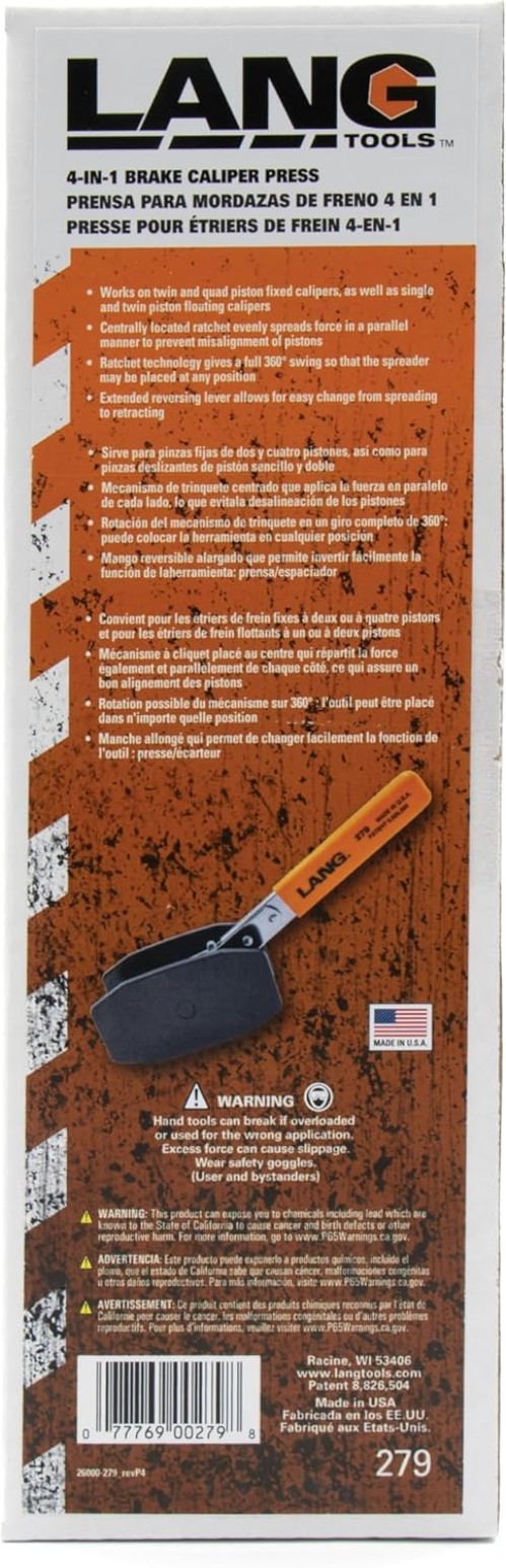 Dual Quad Piston Caliper Spreader