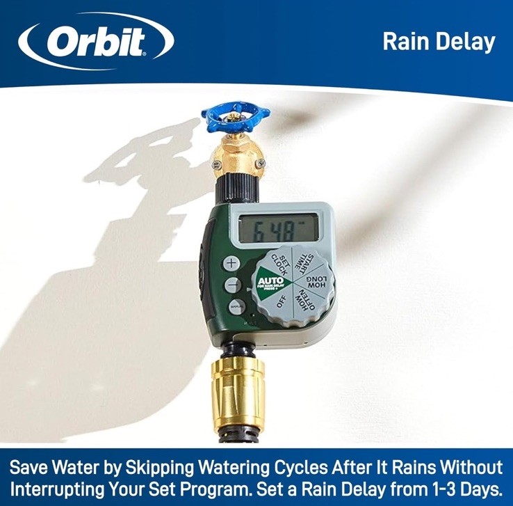 Orbit 62061Z Single-Outlet Hose Watering Timer Brand New