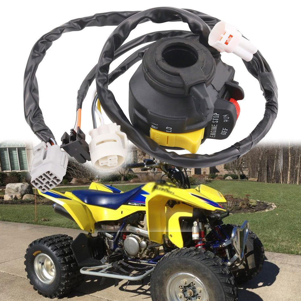 Left Handlebar Switch Start Stop Kill Headlight For 2003 2004 Suzuki Z400 LTZ400