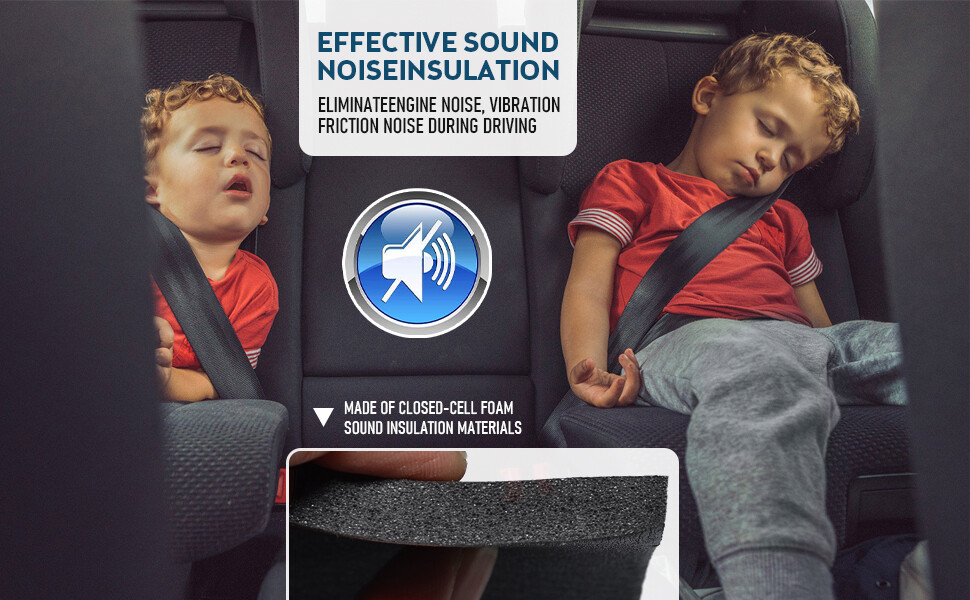 160"x 39" Sound Heat Proofing Car Auto Sound Deadener Insulation Underlay Mat