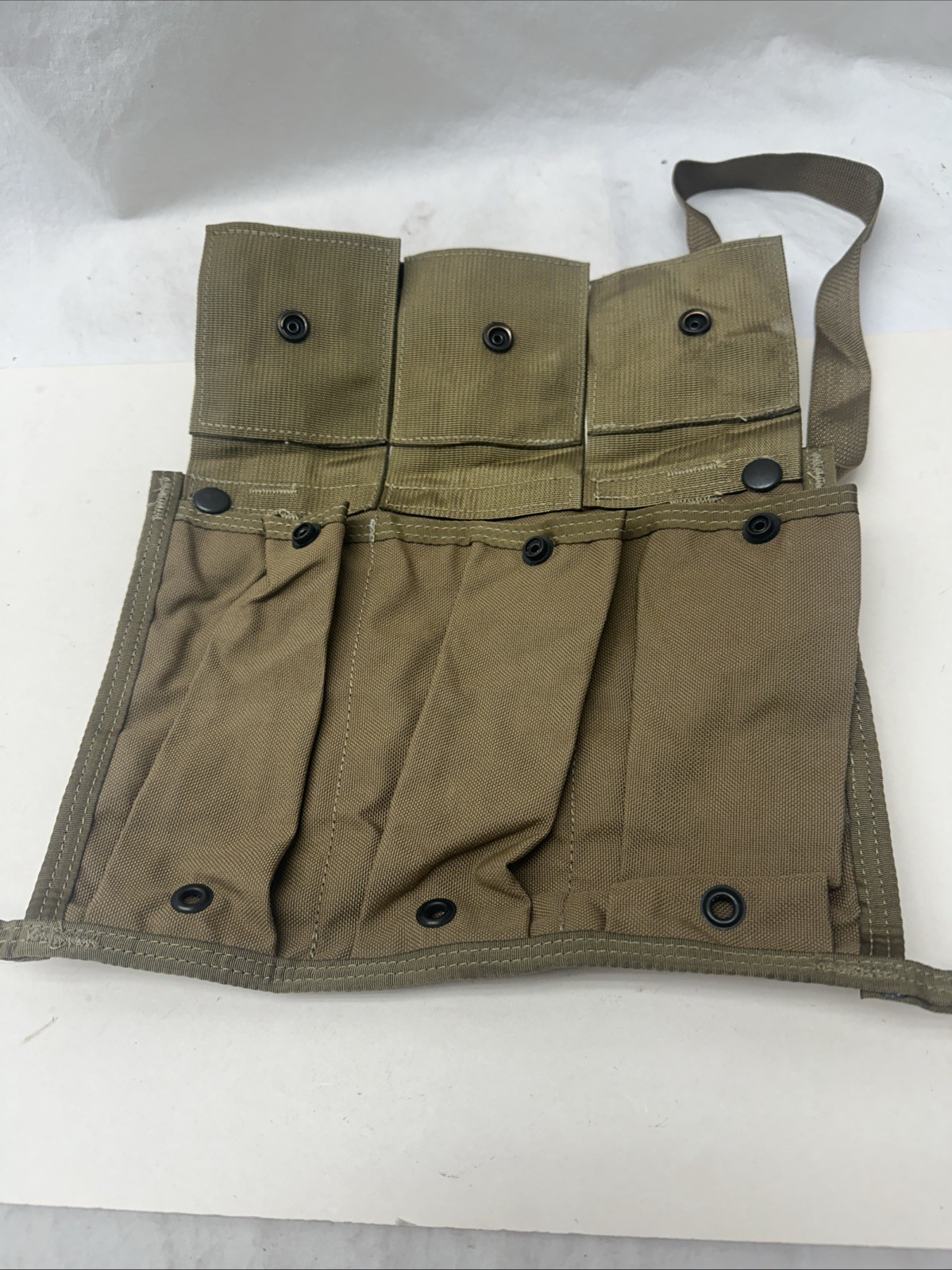 USGI Allied Industries Bandolier Holds 6 W/ MOLLE Coyote Brown FSBE USMC