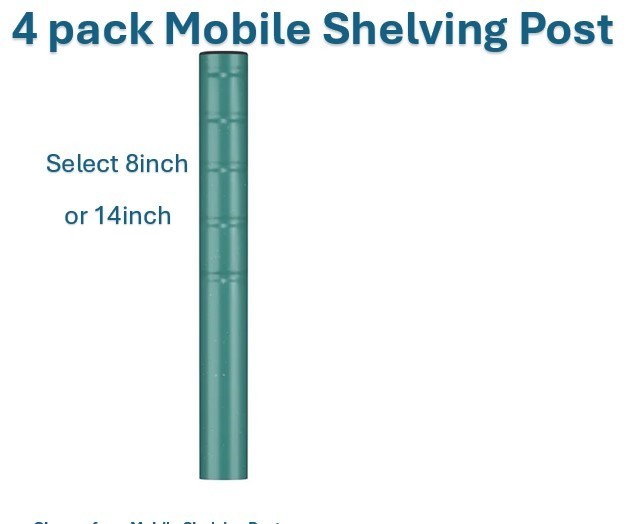 Green Epoxy Coated Wire Shelving Section 24" widths 8 sizes available Regency