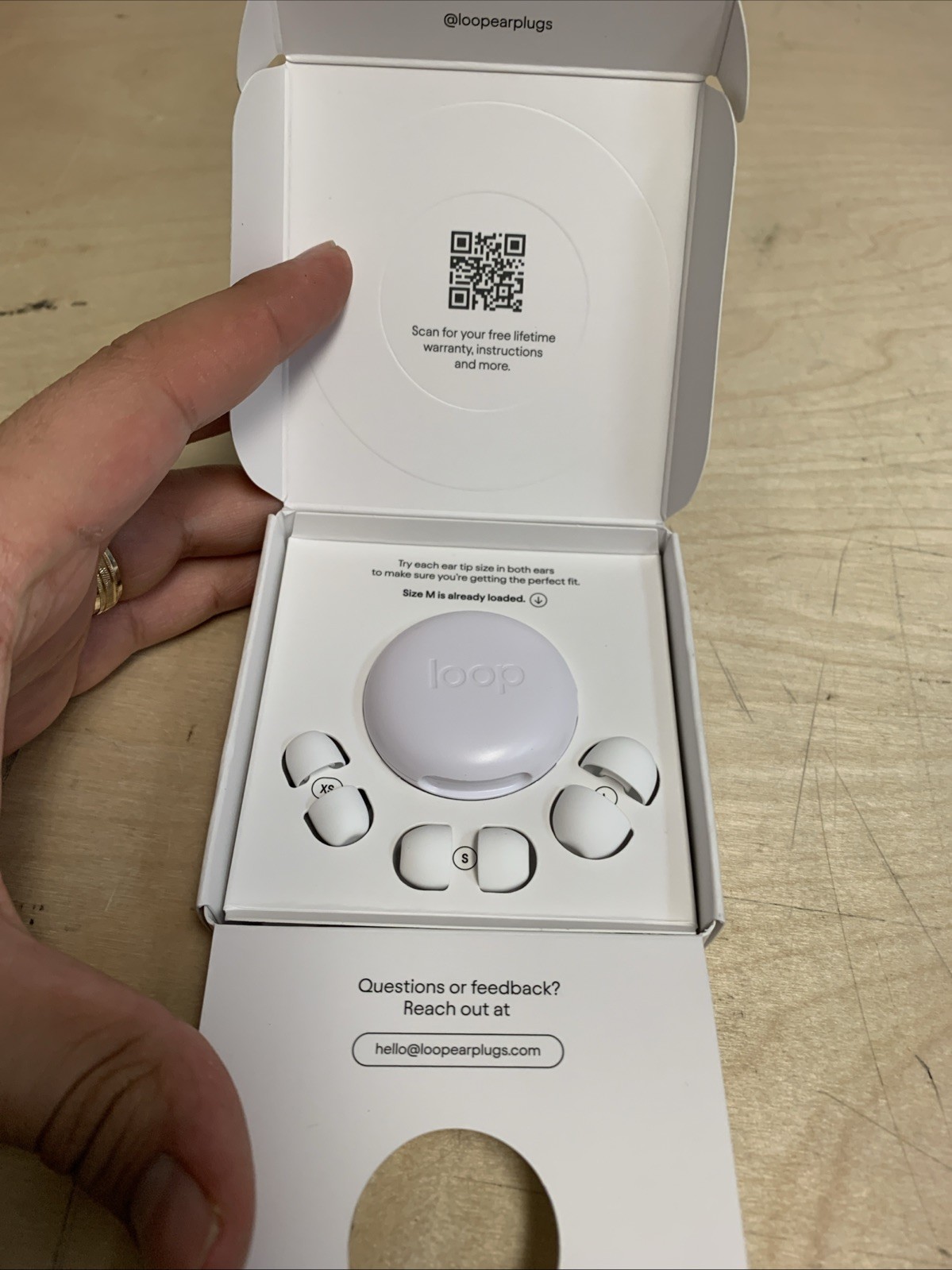 Loop Quiet 2 Earplugs White Noise Canceling Earbuds