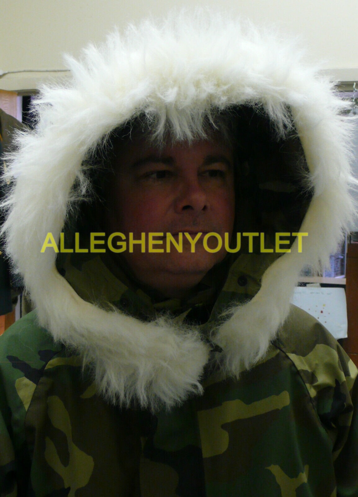 Lot of 2 US Military UR RUFF ATTACHMENT for ECWCS WOODLAND Goretex Parka Small