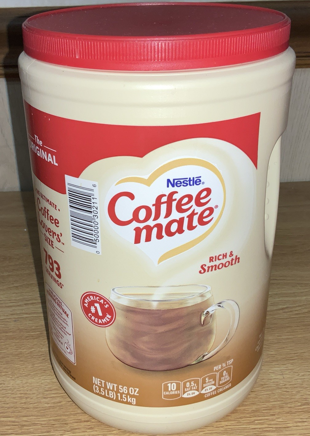 Coffee Mate Empty Coffee Containers Used with Free Shipping